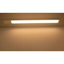 2534 LED Unterbaulampe 4-Stufen dimmbar *SUN* Küchenunterbau Lampe Lichtleiste 900mm lang 15 Watt 230V in Titan mit Touchdimmer 3000K warmweiß Aufbauleuchte, Schrankbeleuchtung, Unterbauleiste