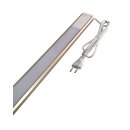 2534 LED Unterbaulampe 4-Stufen dimmbar *SUN* Küchenunterbau Lampe Lichtleiste 900mm lang 15 Watt 230V in Titan mit Touchdimmer 3000K warmweiß Aufbauleuchte, Schrankbeleuchtung, Unterbauleiste