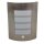 TRANGO 8007-PIR IP44 Sensor Außenleuchte mit 1x E27 Lampenfassung für LED Leuchtmittel - Außenwandlampe *CHLOE* Außen-Wandleuchte mit Bewegungsmelder Sensor aus Edelstahl