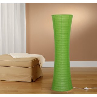 Reispapierlampe "Italia" in grün 125cm