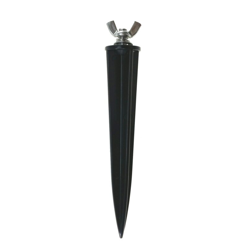 Erdspieße Aus Aluguss – 4 Größen (150-270 Mm) Wählbar, In Schwarz Oder Natur, Für LED-Strahler & Gartenbefestigung