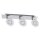 3-flammige IP44 LED Deckenleuchte Chrom & Glas